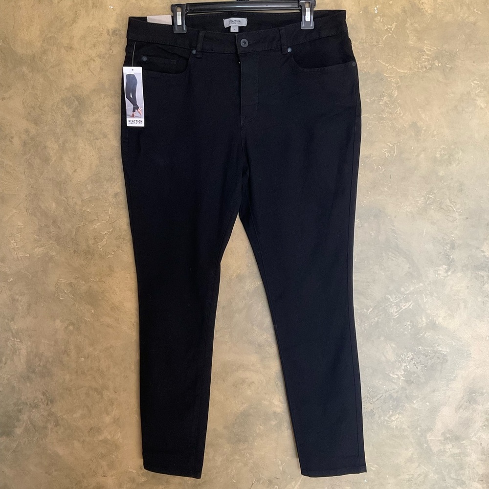Kenneth Cole Black Stretch Denim Skinny Jeans